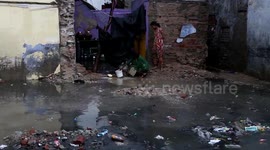 Dirty Water in Houses Aftermath of Heavy Rain and Thunderstorm in Rajasthan, India