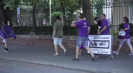 Hungarian opposition holds a rally in Budapest against Orban government