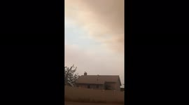 Canada: Smoke From Wildfires Shrouds Sky In Kamloops, British Columbia 2