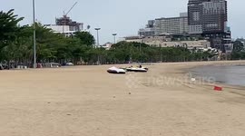 Thai red-light city Pattaya deserted following Covid-19 third wave lockdown