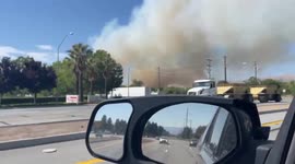 US: Brush Fire Erupts In North San Jose And Milpitas Border