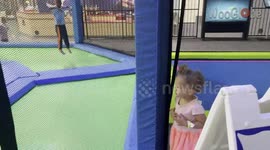 'Dad Fail - Baby Girl Wiped Out on Meltdown Ride 
'