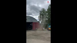 'Small but Scary Dustnado Forms in Stockholm, Sweden'