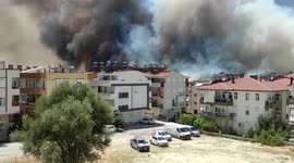 Turkey: Forest Fires Threaten Residential Areas In Manavgat, Antalya 2
