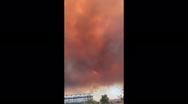 Turkey: Forest Fires Threaten Residential Areas In Manavgat, Antalya