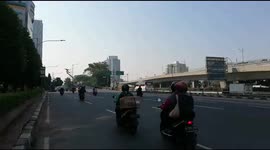 The situation in Pancoran area, South Jakarta on the third day of PPKM Level 4 extension