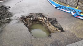 Sundays Flooding Causes Pipe Damage In SOuth Woodford