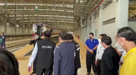 Train carriages converted into Covid-19 hospitals in Thailand