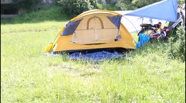 Travel through the mountains of the Carpathians-Ukraine. Rest in tents. I took a trip.