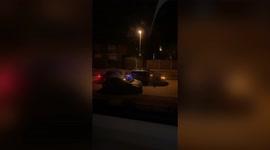 UK motorist reverses at speed and rams into police car during a residential chase in Birmingham