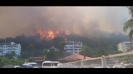 Turkey: Forest Fire Erupts In Southern Resort City, Threatening Houses And Hotels