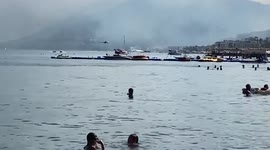 Hotels In Turkish Marmaris Evacuate Due To Forest Fire