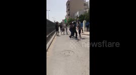 Protests Broke Out Demanding The Dissolution Of Parliament In Bardo, Tunisia