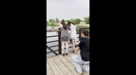 'Proposing to Girlfriend In Front of Best Friends '