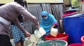 Residents of hamlet in Indonesia receive safe drinking water