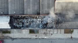 Fire at the Cinemateca Brasileira in São Paulo, Brazil