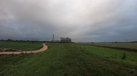 Timelapse of Eggborough cooling towers' demolition