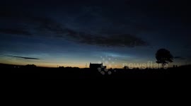 Go Pro Noctilucent Cloud Time Lapse - June 11/12th 2015.