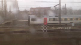 The train from Amsterdam to Paris passing through Brussels