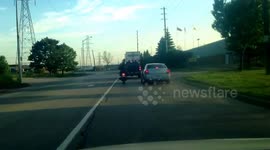 Idiot in the Chrysler 300.