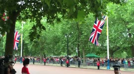 Royal coming down the Mall