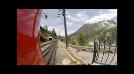 GoPro Attached to Exterior of Glacier Train (Chamonix)