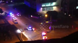 Rooftop view of Dallas police shootout