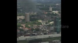 Fire in East London