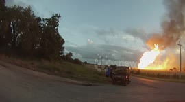 Cuero Texas pipeline fire(Lindenau)