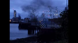 Controlled explosion of WW2 Grenade in London
