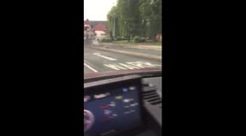 Mobility scooter side wheelie