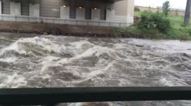 Heavy flooding in Denver, Colorado