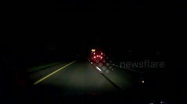 Dash Cam Footage of Deer Collision