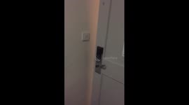 Drunk British guy gets locked out of hotel room