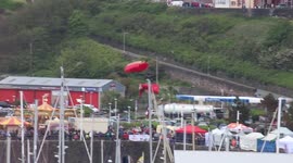 Red Devils parachutists in mid-air accident