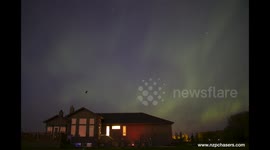 Northern lights on show over Canada
