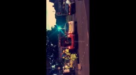 4 Police cars, 3 Ambulances, and a ambulance, car crash