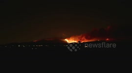 Stunning timelapse of San Bernardino fire