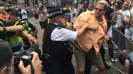 Man arrested at head of London pride march