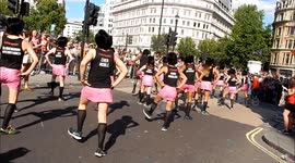 Pride marchers protest against Putin