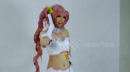 Outlandish outfits at Cosplay event in Thailand