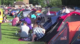 Overnight queues for Wimbledon tennis tournament