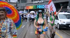 Pride parade in Toronto, Canada
