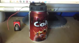 Man builds mini DIY air-con for UK heatwave