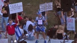 Anti-austerity protests in Greece amid debt crisis