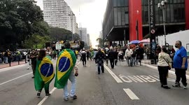 Pro-Bolsonaro Demonstration In Sao Paulo, Brazil