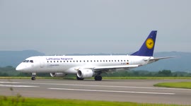 Lufthansa starts a four weekly service between Bristol and Frankfurt (Inaugural Landing and Takeoff at Bristol)