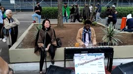 Live Street Music On Avenida Paulista In Sao Paulo, Brazil