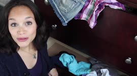 No More Messy Drawers If You Use This Full Proof Folding Tip!