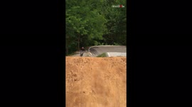'Head? Snapped! Bones? Cracked! - Biker's Front Flip Attempt Ends on a Painful Note'